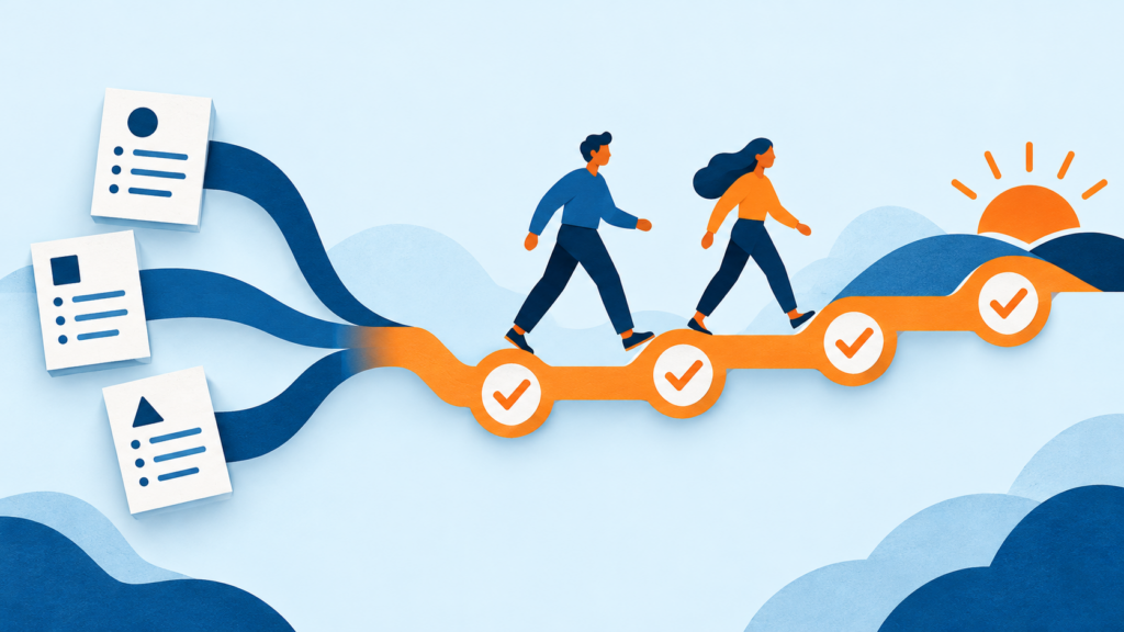 Documents becoming a clear shared process for a team.